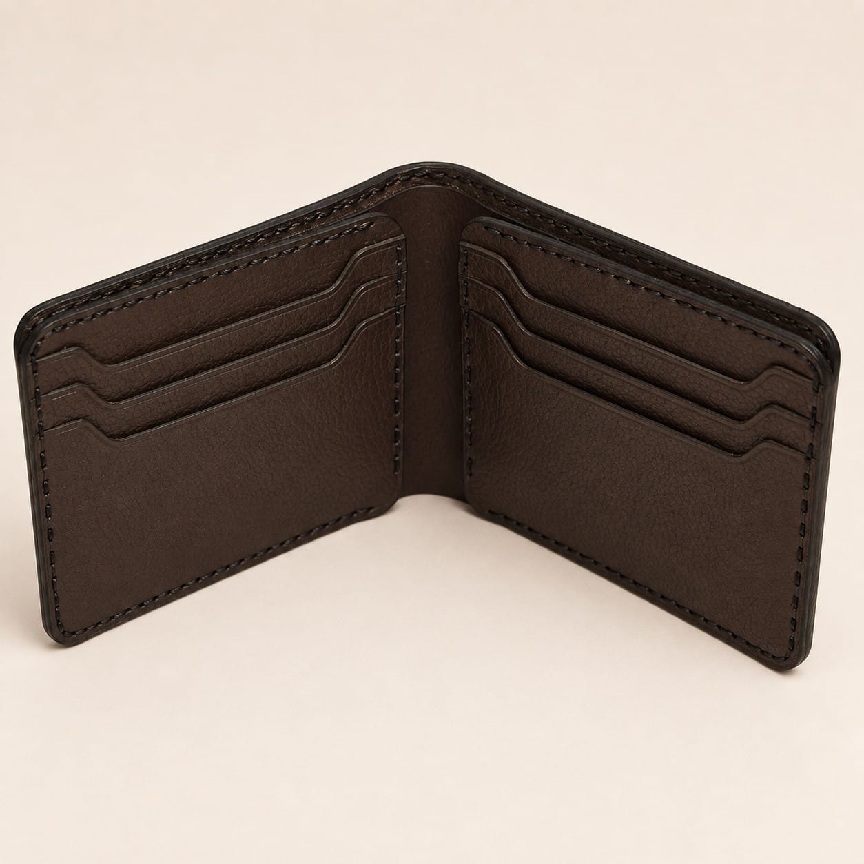 TLC Coastal Heritage Bifold Wallet interior showing layered card compartments